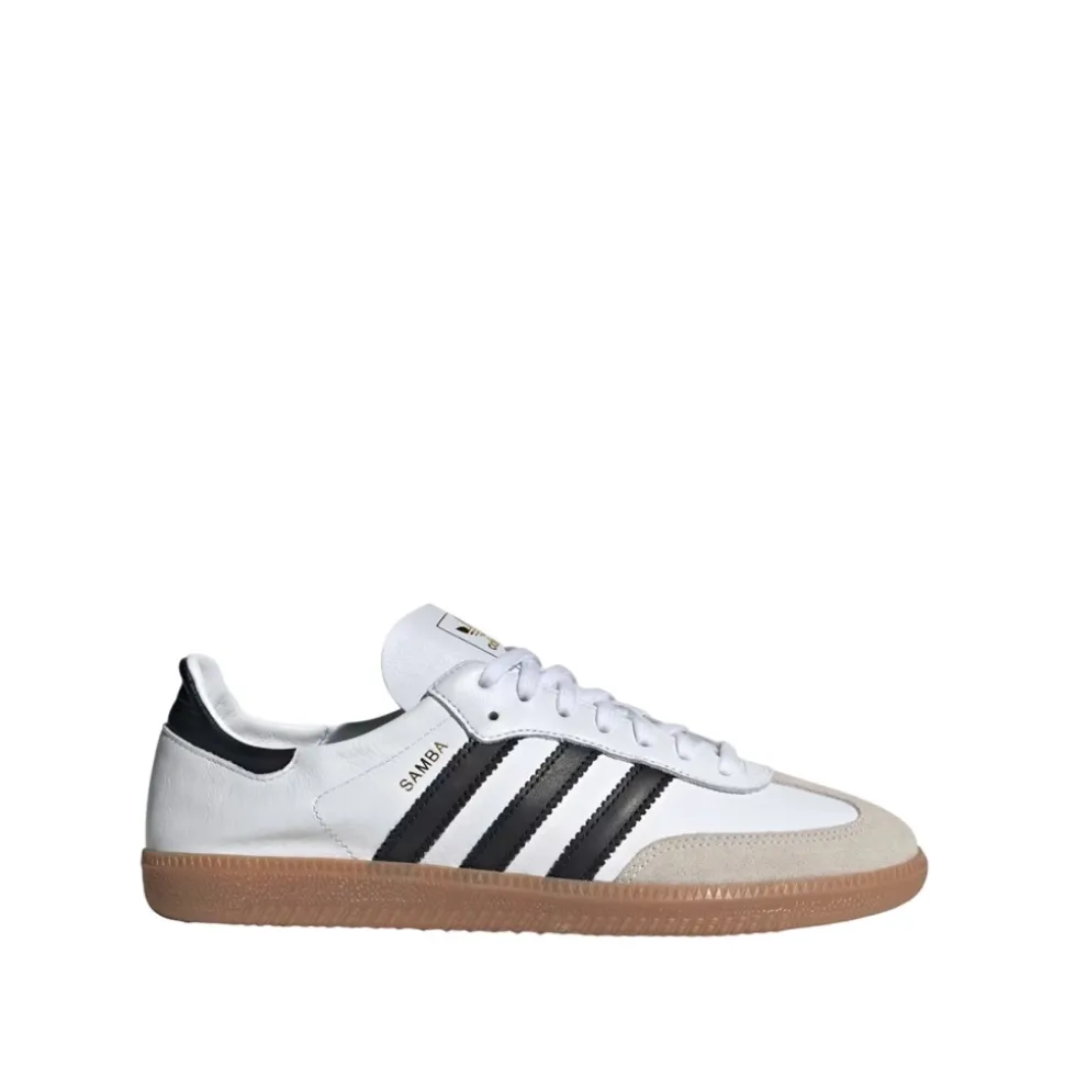 Suède sneakers met gouden logo