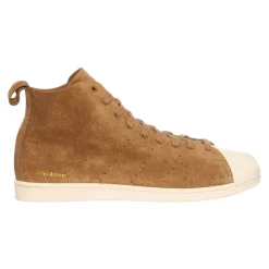 Suede Hi-Top Sneakers in Neutrale Tinten