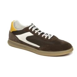 Suede en Nylon Sneaker