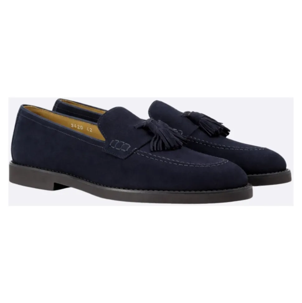 Suede Tassel Loafer