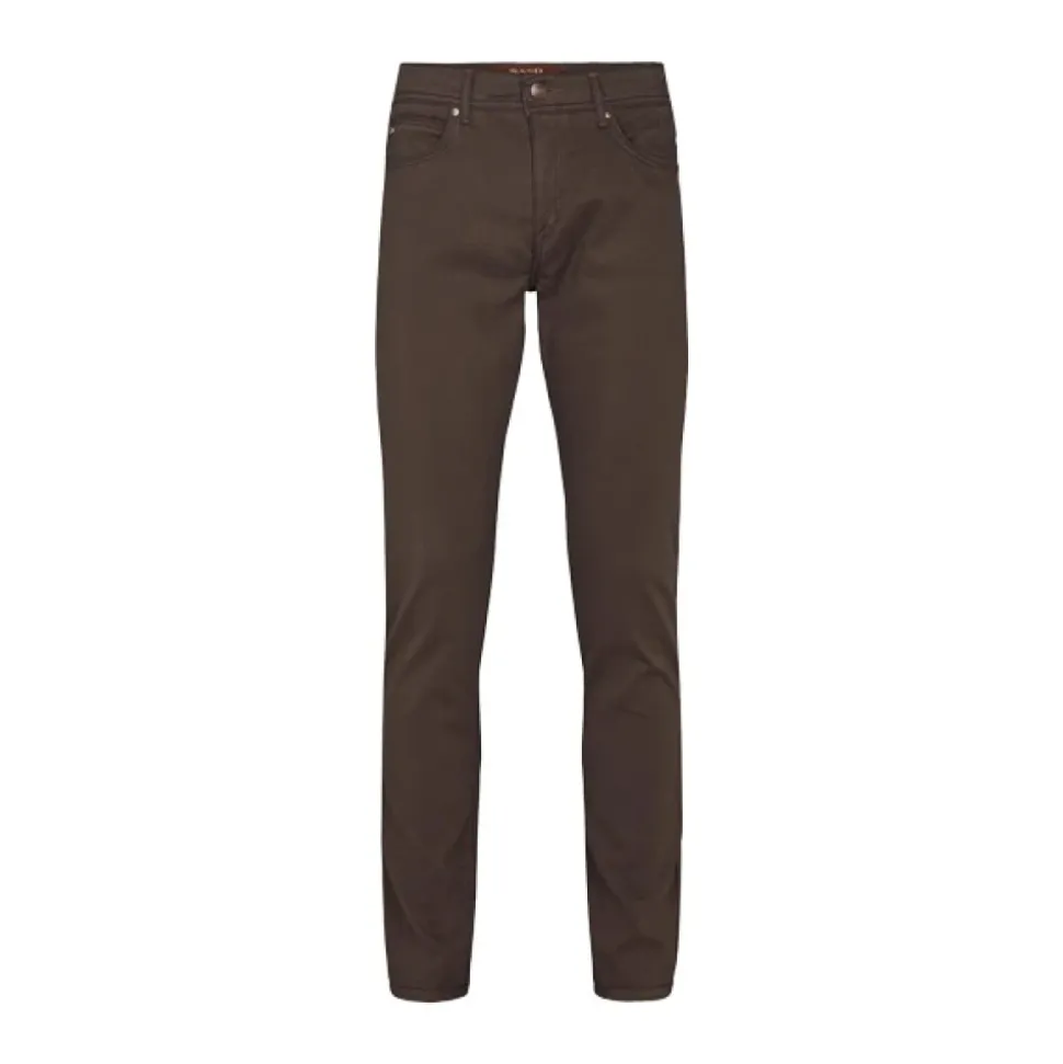 Suede Touch Pre Burton NS 32 Donkerbruine Slim Jeans