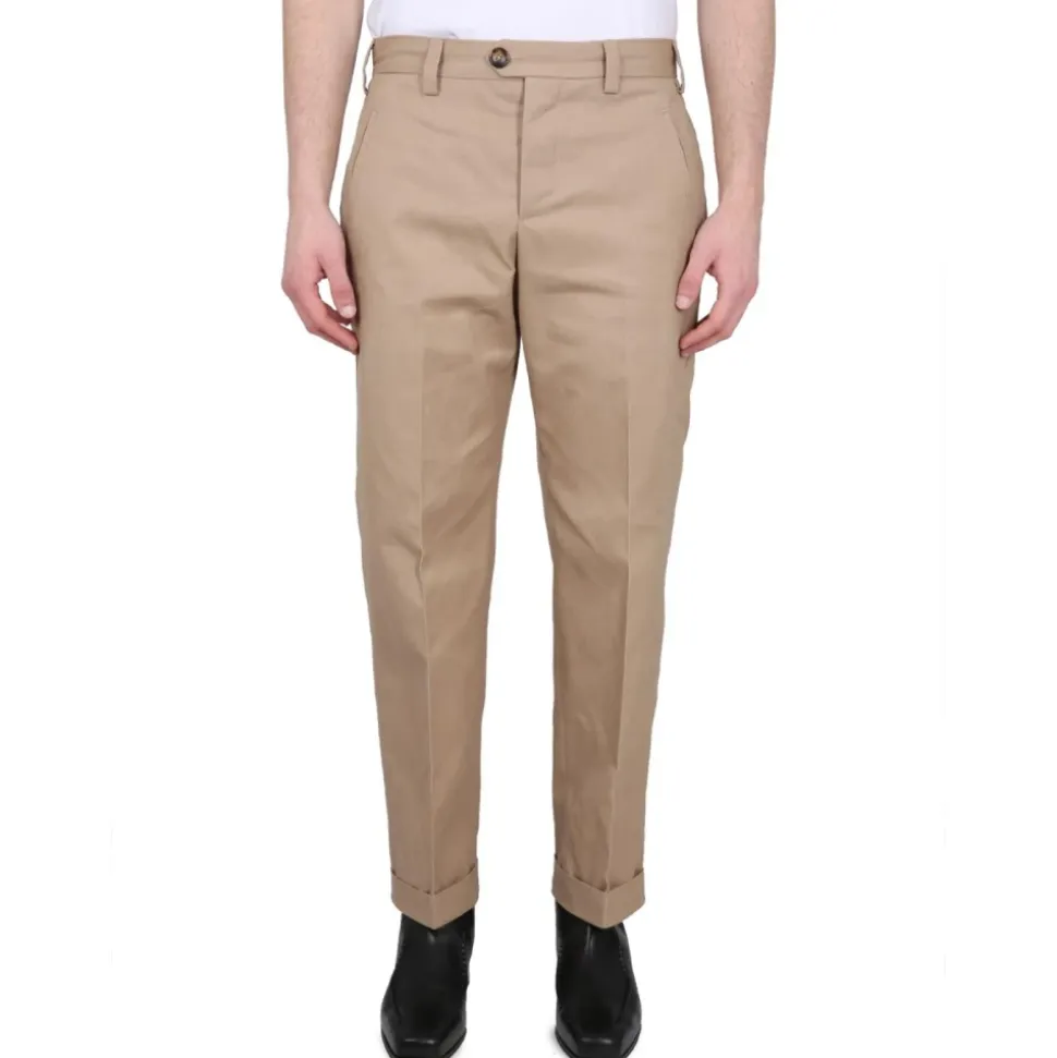 Tailored Katoenen Broek