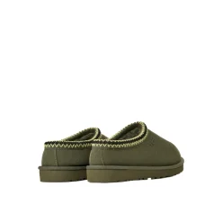 Tasman Pantoffels - Geborduurd Suède