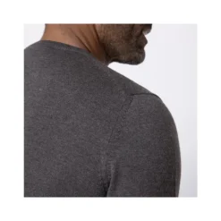 Taupe Merino Wol Ronde Hals Trui