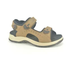 Taupe Trekking Sandalen met Velcro Straps