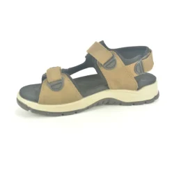Taupe Trekking Sandalen met Velcro Straps