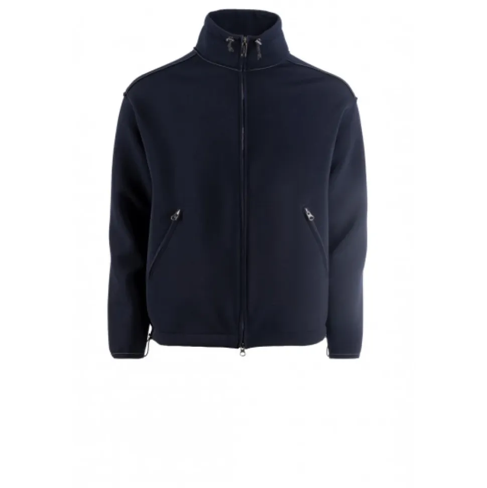 Technical Bonded Jersey Zipper Jacket