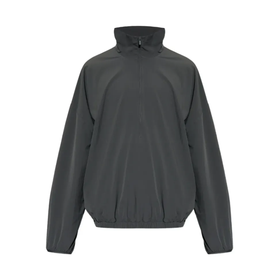 Tech Nylon Half Zip Track Jacket