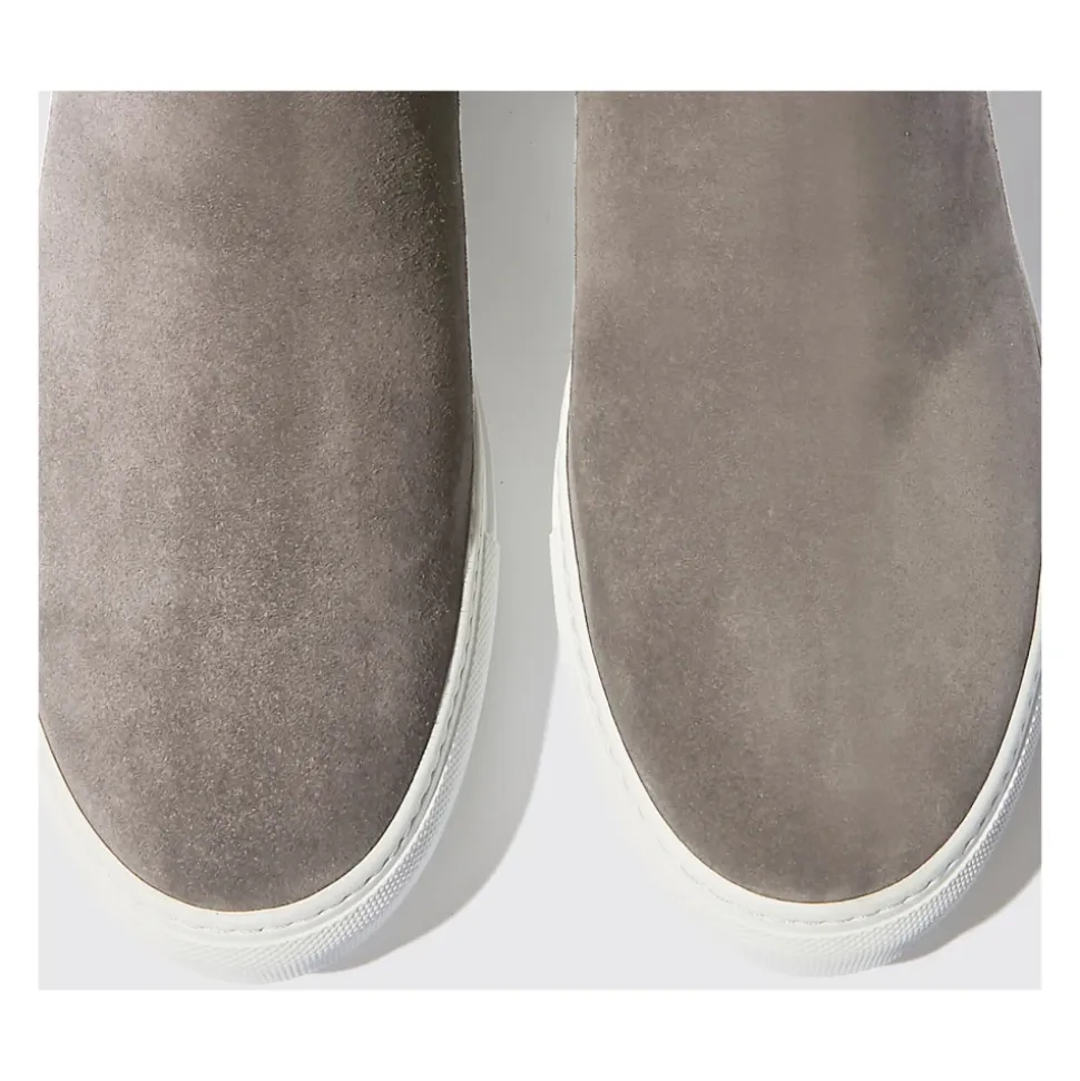 Tommaso Grijze Suède Platform Sneakers