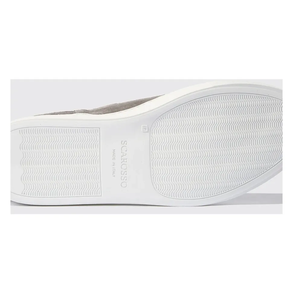 Tommaso Grijze Suède Platform Sneakers
