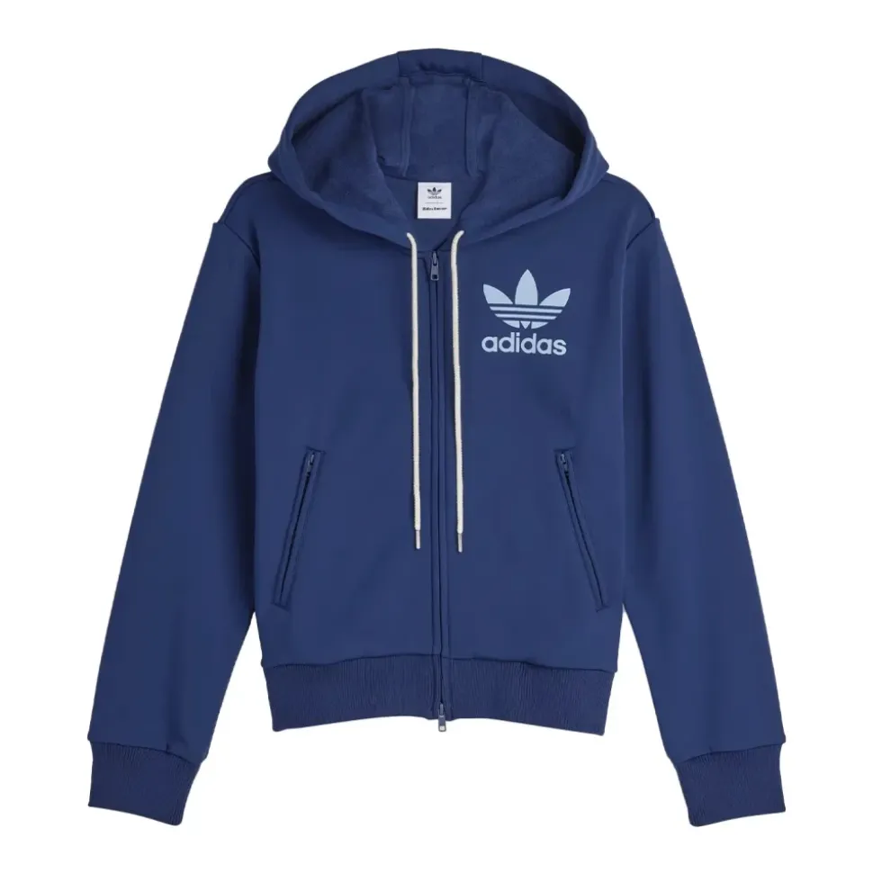 Track Hoodie Collegiate Navy Elegant Design