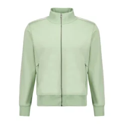 Track jacket met rits en logo-borduursel
