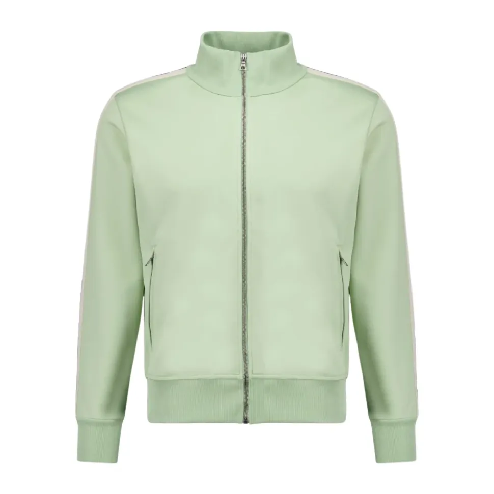 Track jacket met rits en logo-borduursel