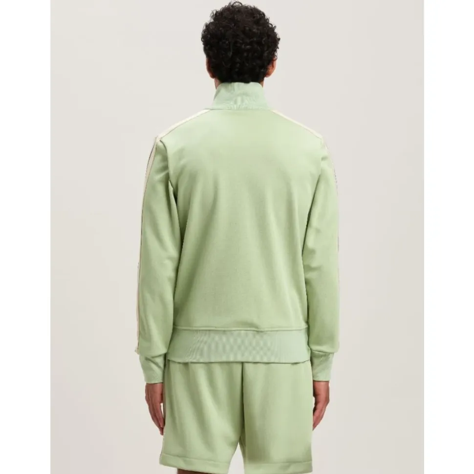 Track jacket met rits en logo-borduursel