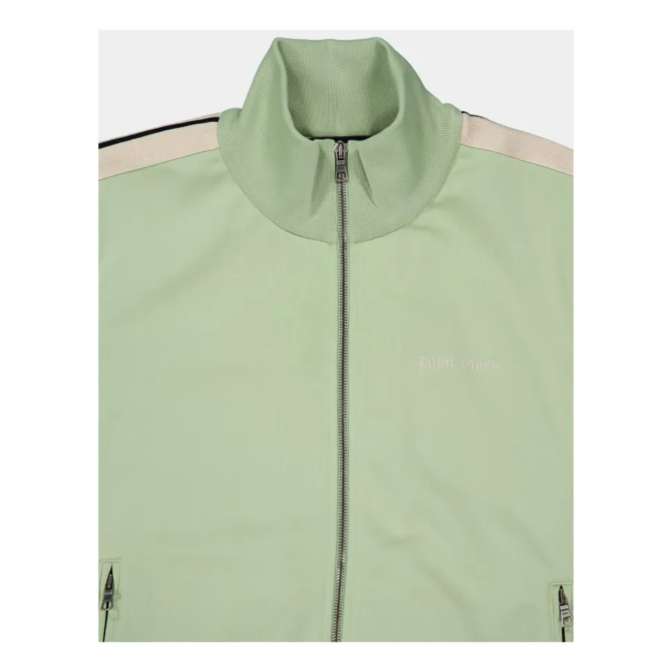 Track jacket met rits en logo-borduursel