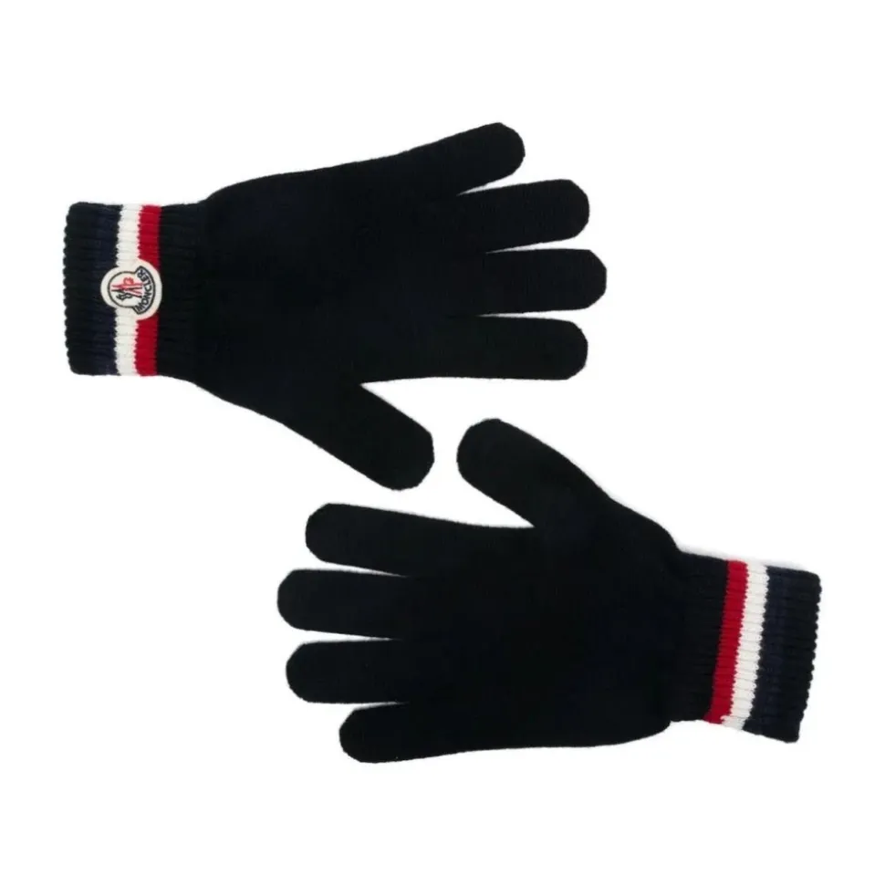 Tricolor Wollen Handschoenen
