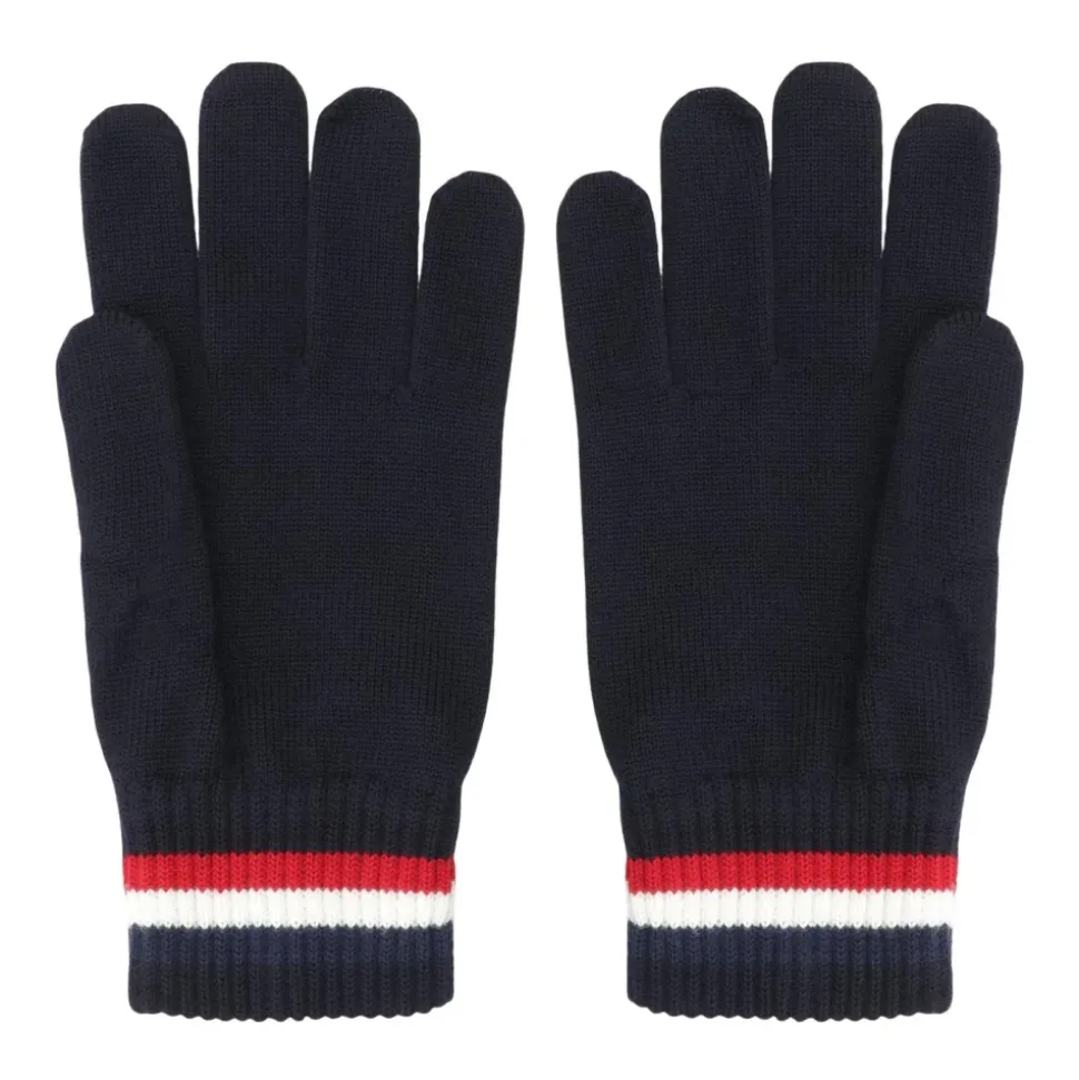 Tricolor Wollen Handschoenen
