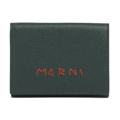 Tri-Fold Portemonnee met Geborduurd Logo
