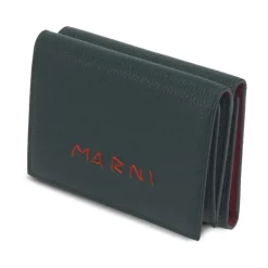 Tri-Fold Portemonnee met Geborduurd Logo