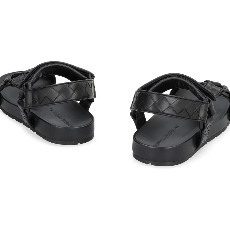 Trip leren sandalen