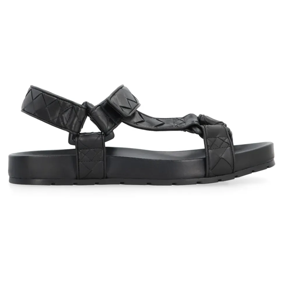 Trip leren sandalen