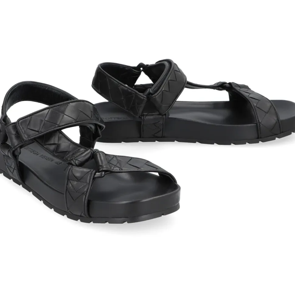 Trip leren sandalen