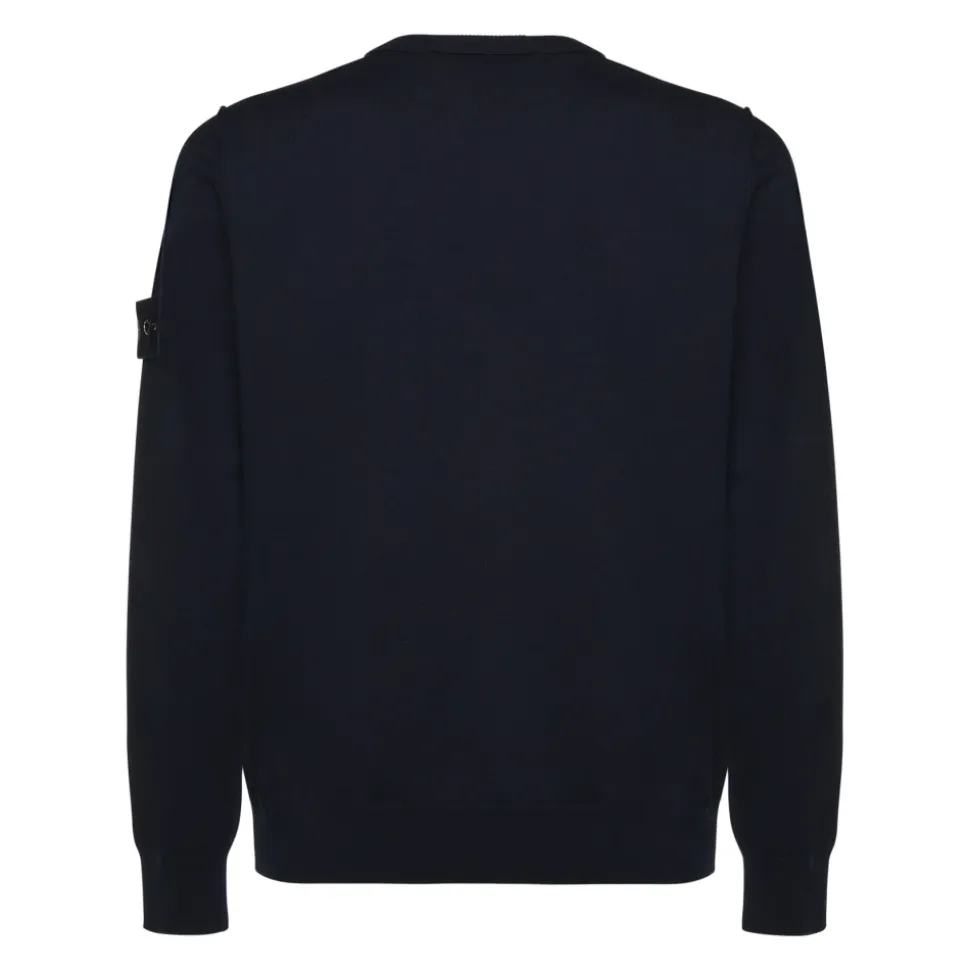 Trui met ronde hals en logo