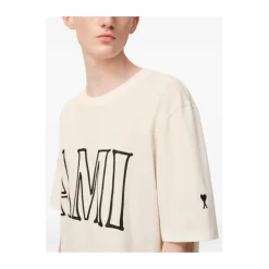 T-shirt met ronde hals en print aan voor- en achterkant