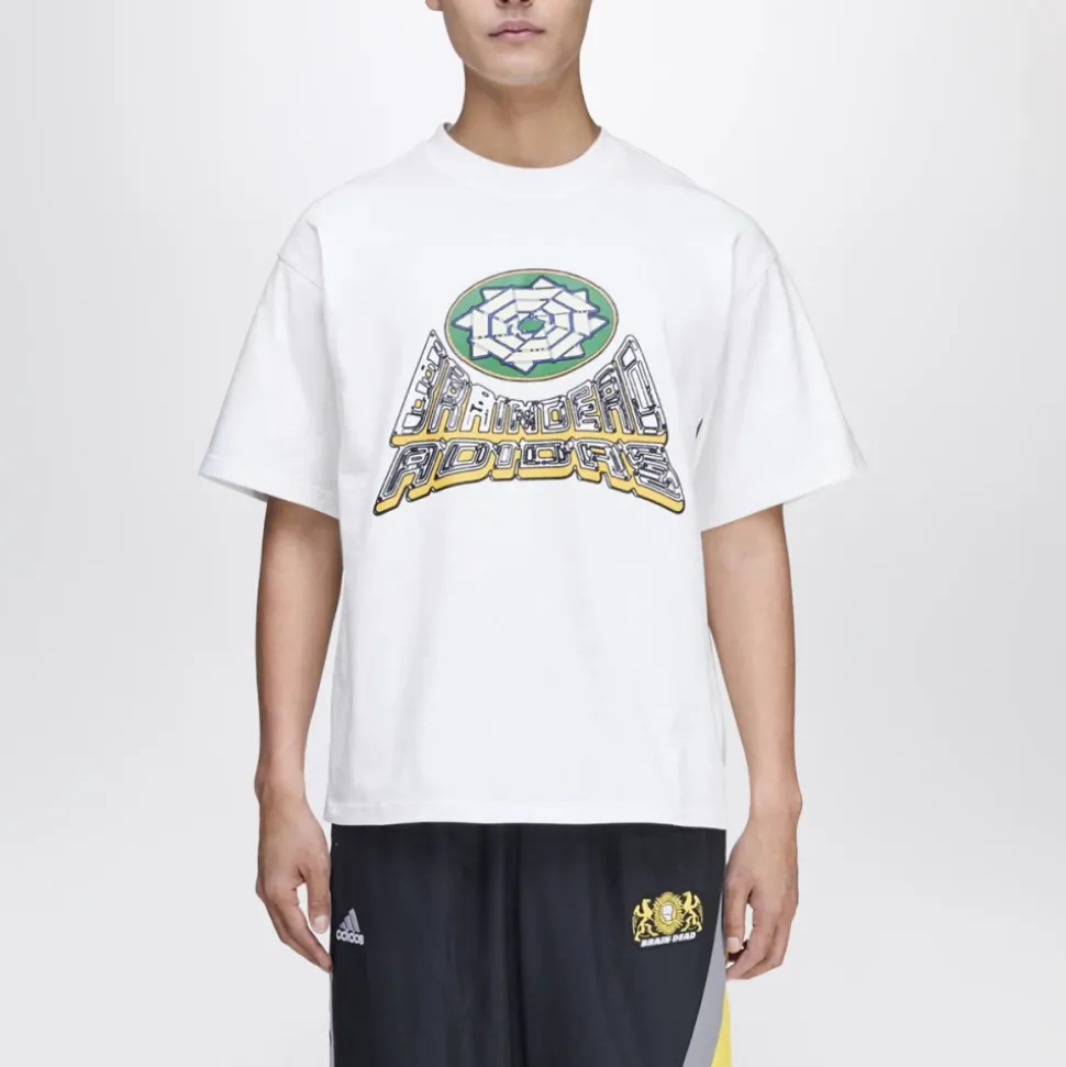 T-shirt met ronde hals en korte mouwen