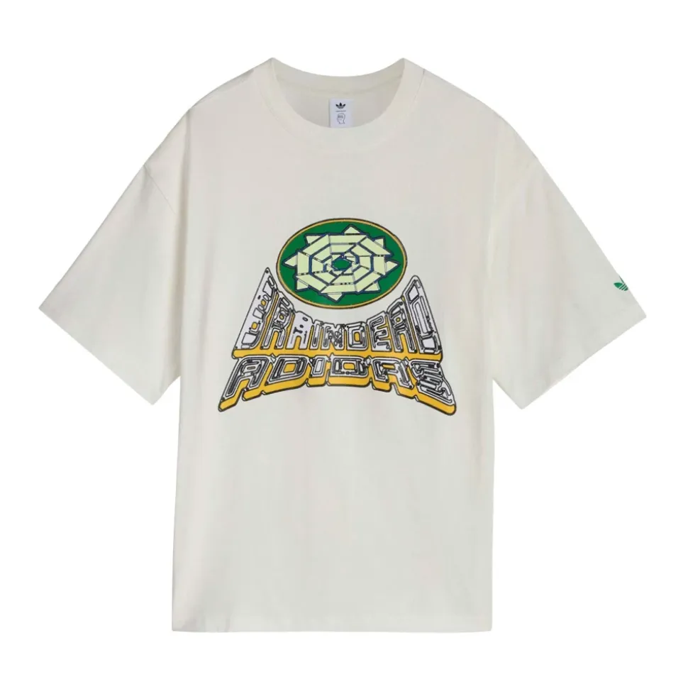 T-shirt met ronde hals en korte mouwen