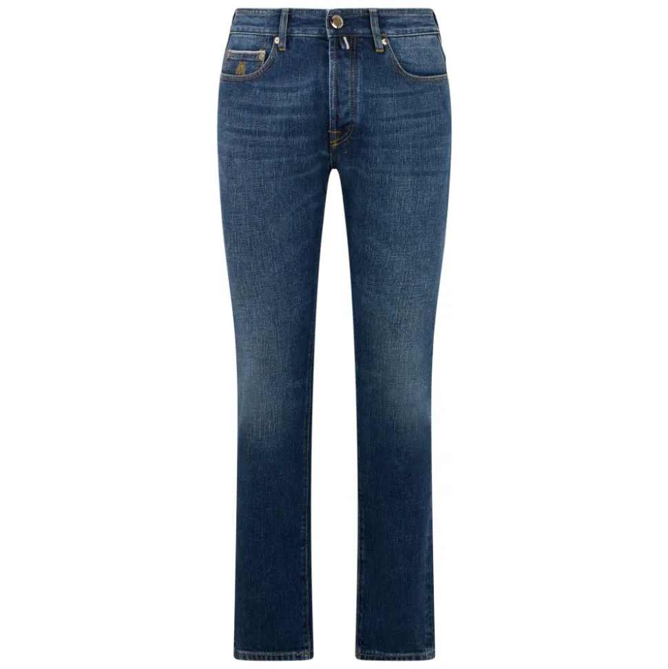 Uitlopende denim broek