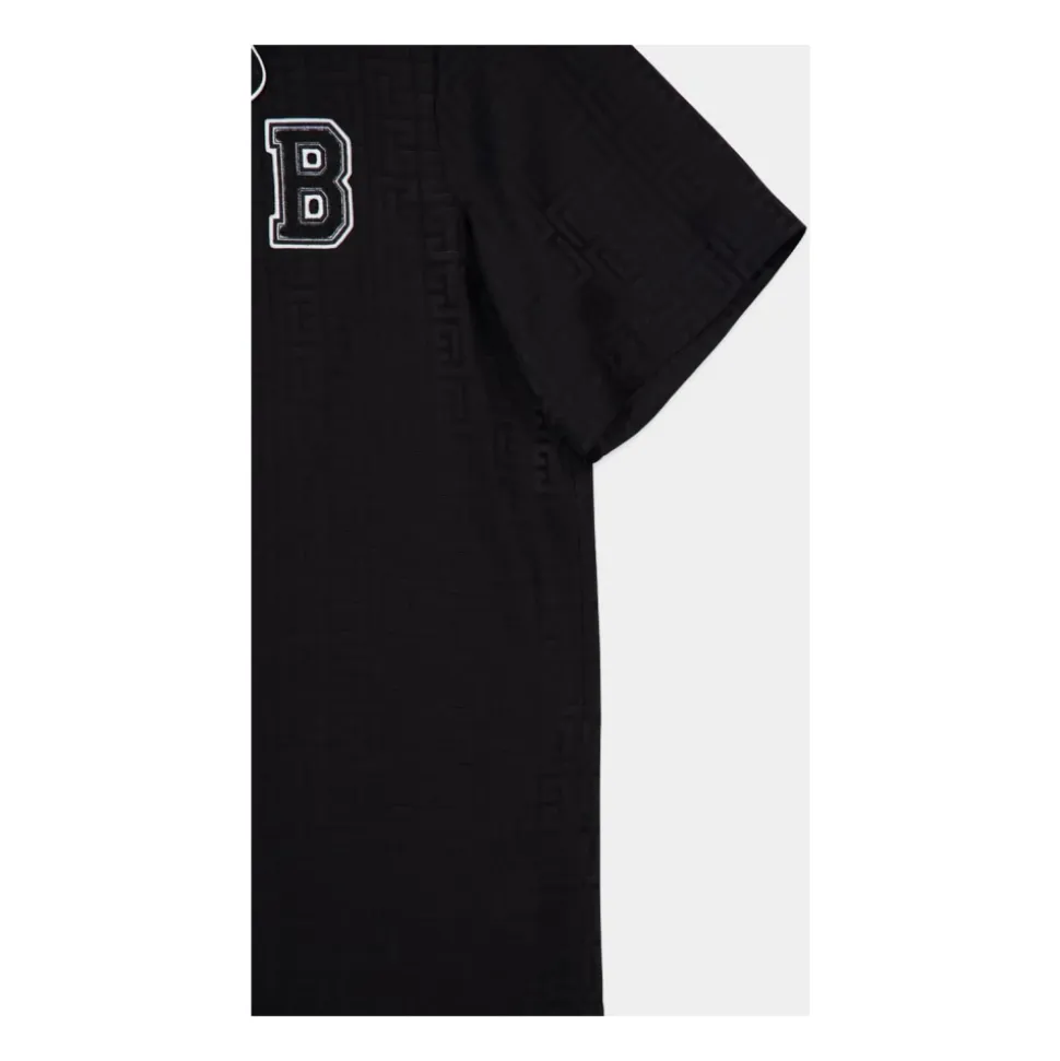 Varsity Jacquard Pyjama Shirt