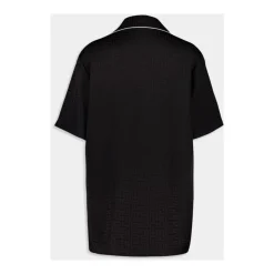 Varsity Jacquard Pyjama Shirt