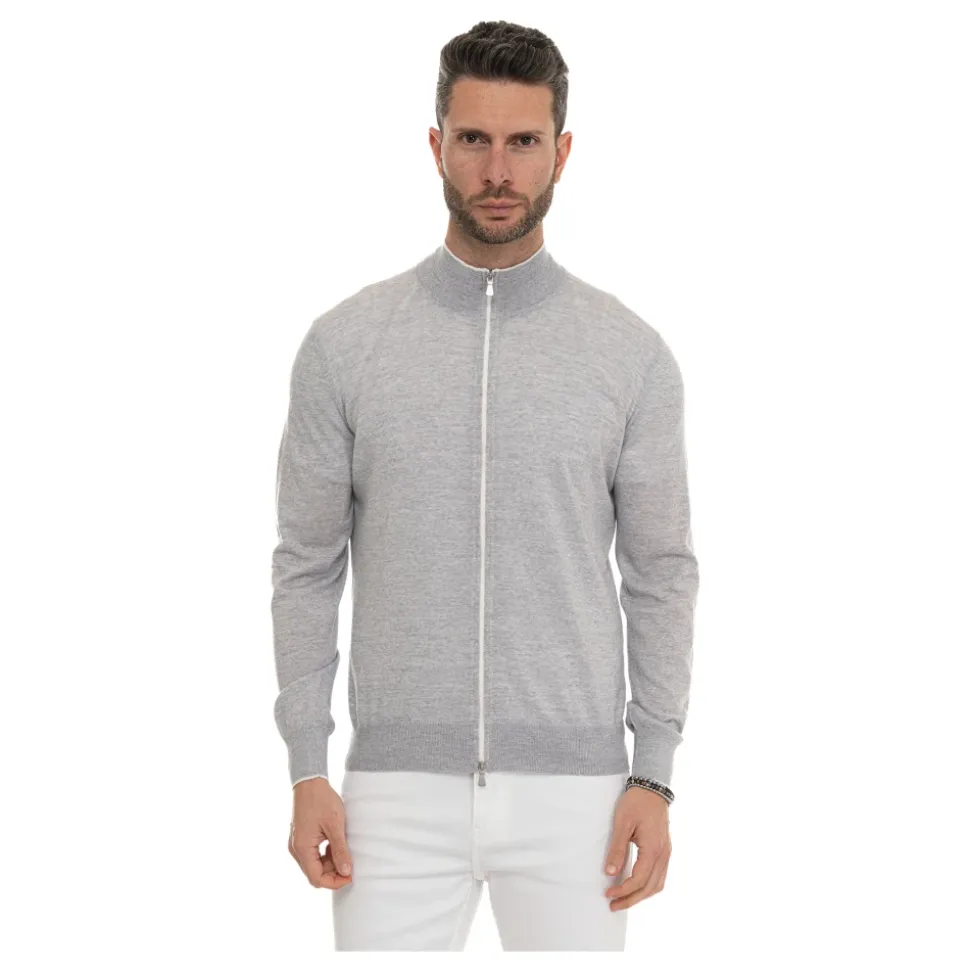 Vest met dubbele ritssluiting