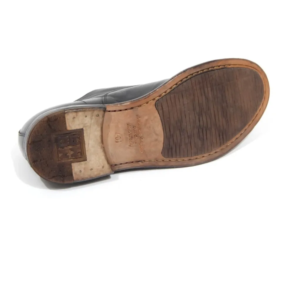 Vintage Lace-Up Shoes Capalbio Nero