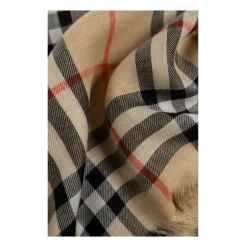 Vintage Check Beige Sjaal