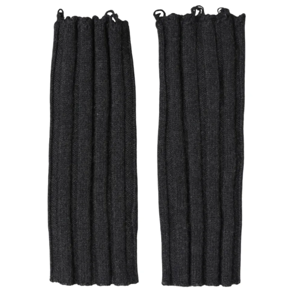 Virgin Wool Gebreide Vingerloze Handschoenen