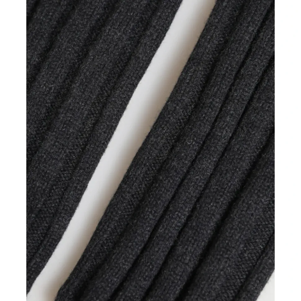 Virgin Wool Gebreide Vingerloze Handschoenen