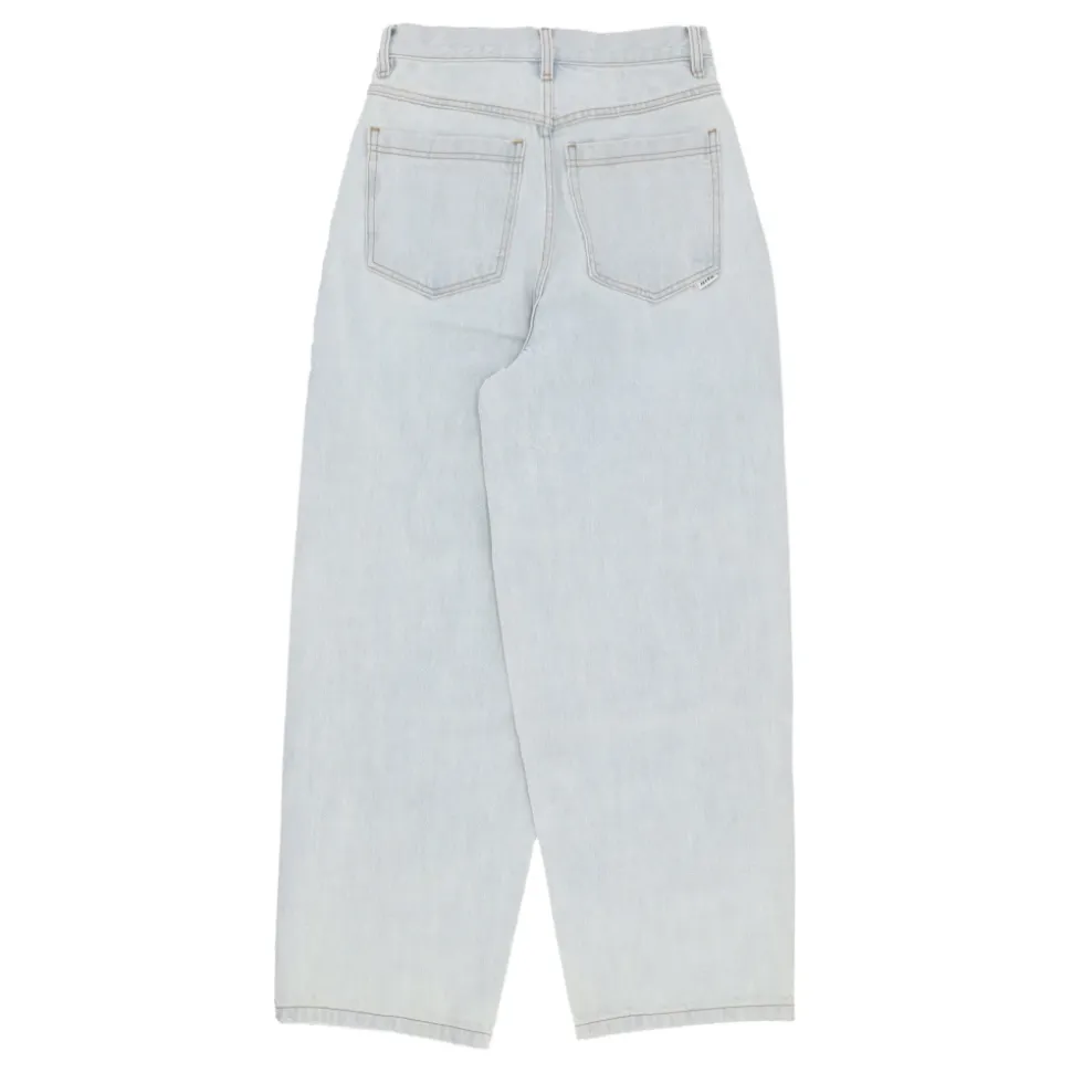 Wijde Denim Jeans Bleekmiddel