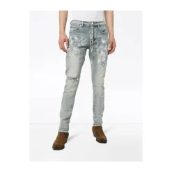 Wit geverfde Slim Fit Jeans