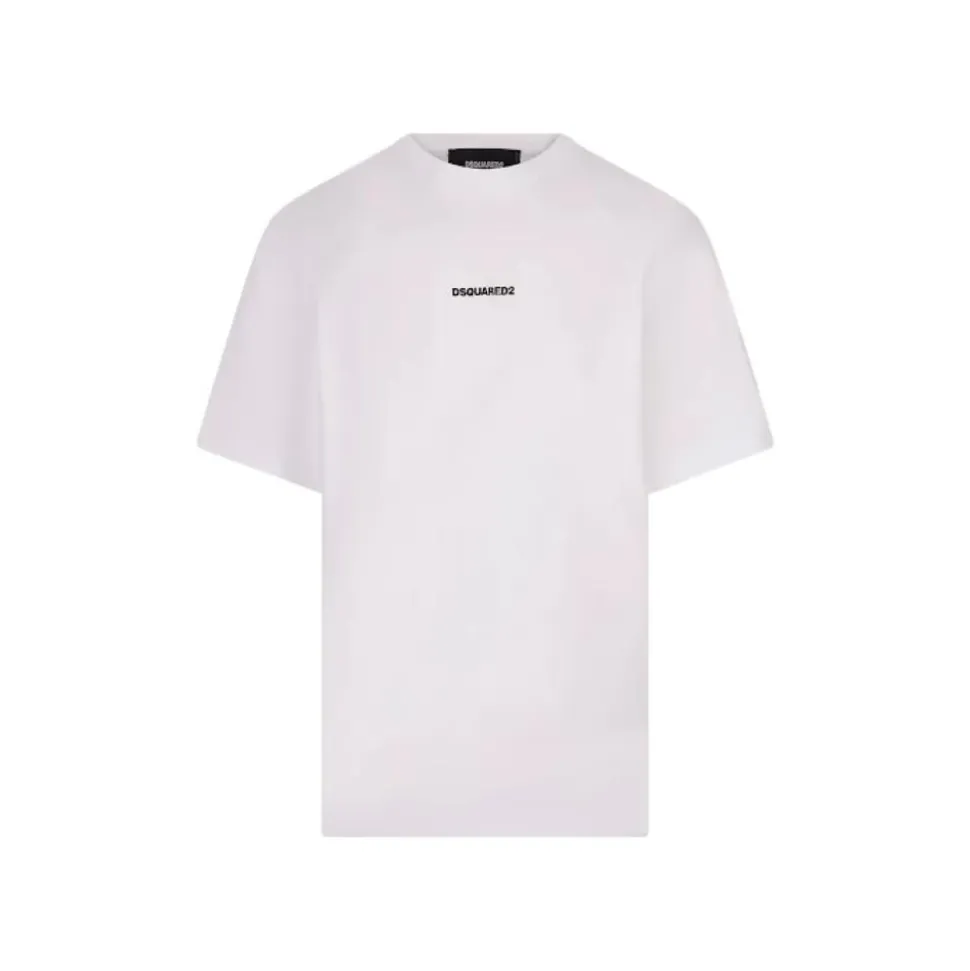 Wit Katoenen T-shirt