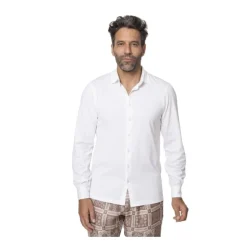Witte Jersey Shirt Lange Mouw
