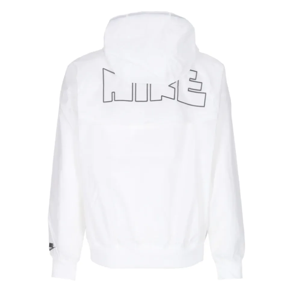 Witte Windrunner Geweven Jas