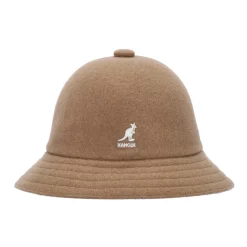 Wollen Casual Bucket Hoed Kameel