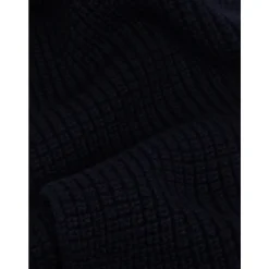 Wollen Logo Patch Gebreide Sjaal