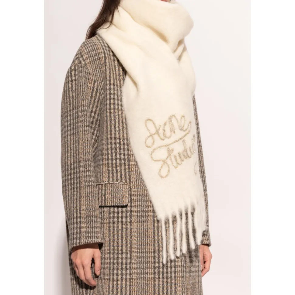 Wool Logo Scarf