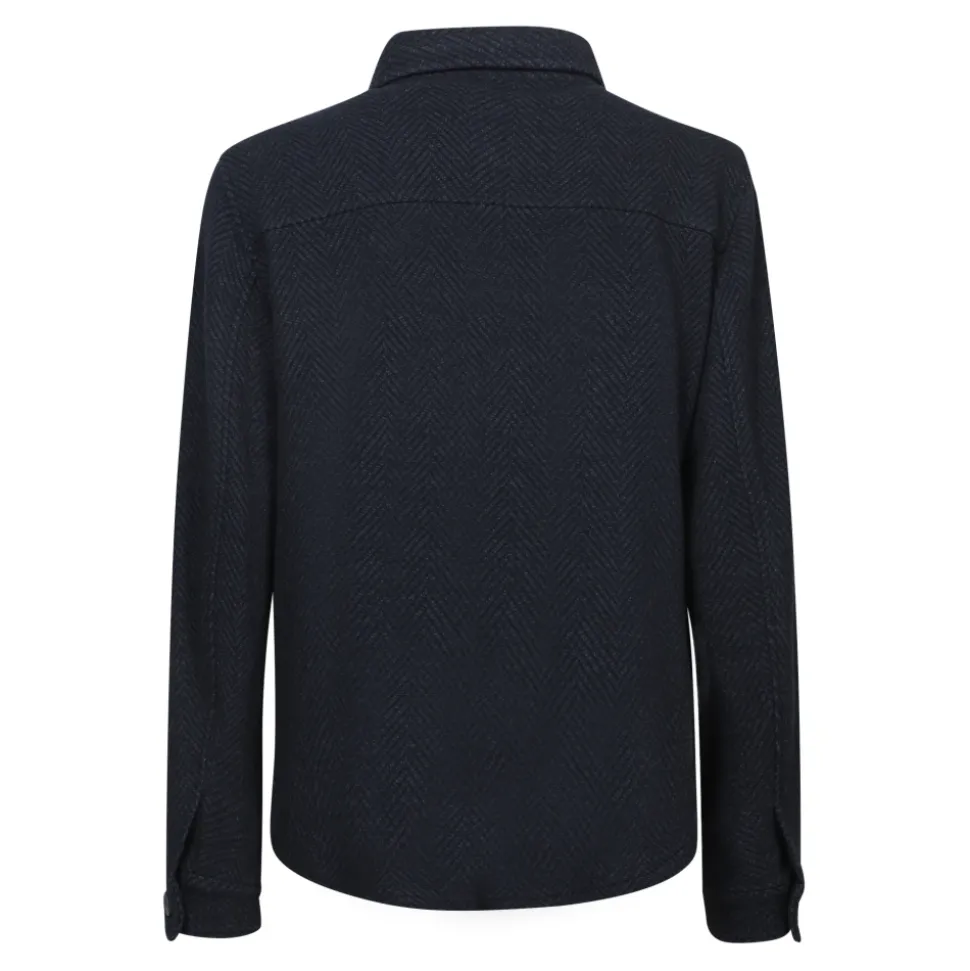 Wool Herringbone Overshirt