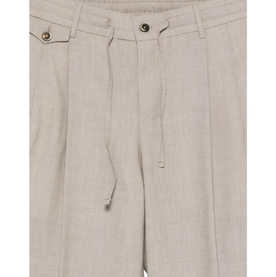 Wool Stretch Trousers