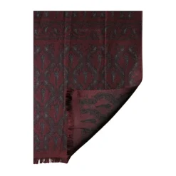 Zijden Foulard Sjaal met Paisley-print