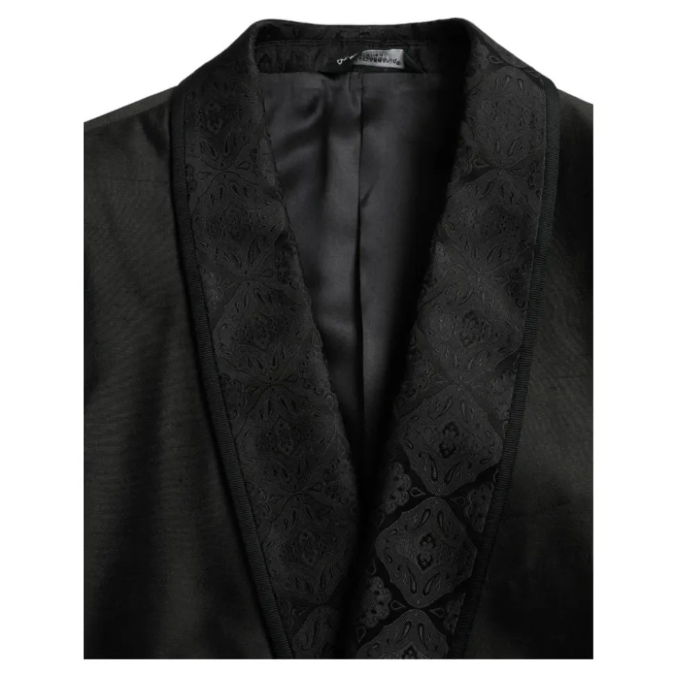 Zijden Blazer met Eén Knoop